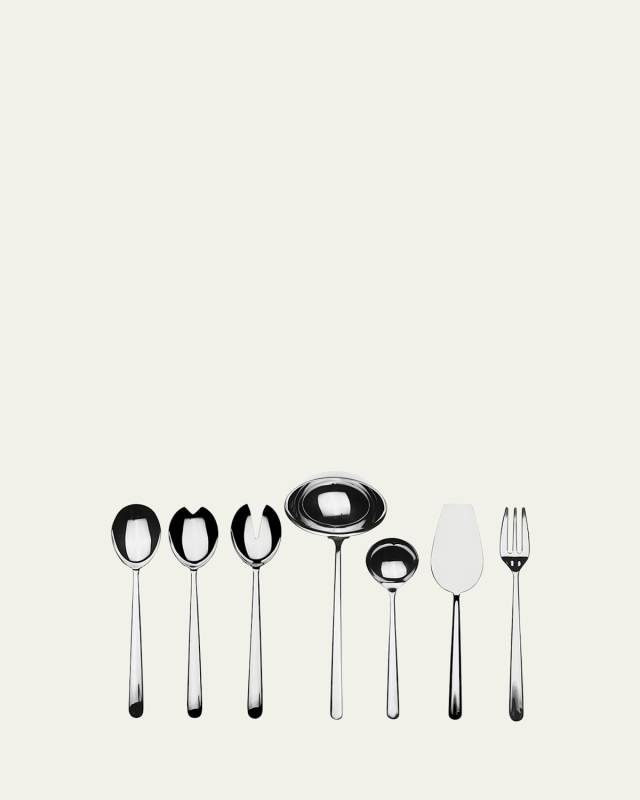 Linea 7-Piece Full Flatware Serving Set